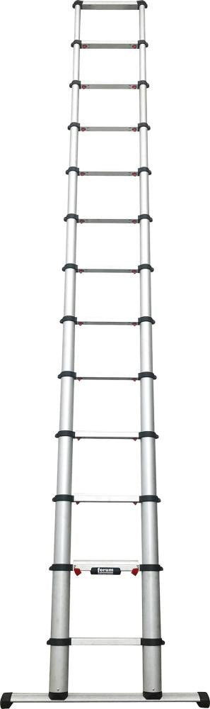 Scara telescopica, aluminiu, cu traversa, 86cm-3,8m, FORUM