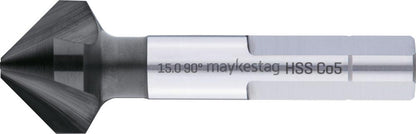 HSS-Co5 tap, 90° taper, triangular shank, Ø 4.3mm, DIN 335C, MAYKESTAG