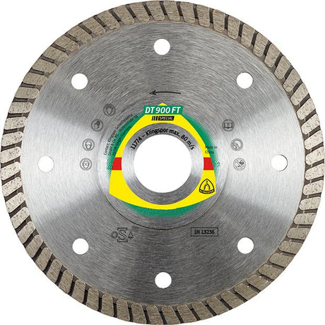 Disc de debitare diamantat pentru gresie, granit, 115x1,4mm, KLINGSPOR - sefira.ro