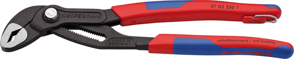 Cobra® plumber's pliers, with locking ring, 250 mm, KNIPEX