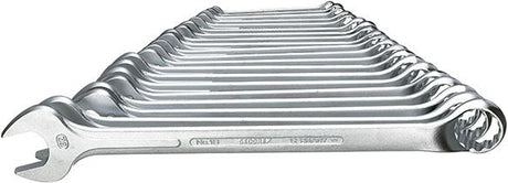 Set chei combinate cu cot 10-24 mm, 8 buc, in cutie carton, DIN3113B, GEDORE - sefira.ro