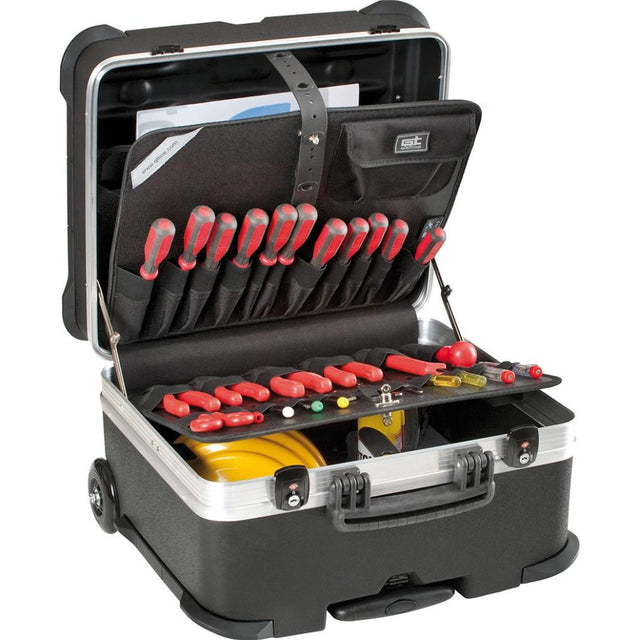 Geanta pentru scule, cu role, 59l, 470x390x320mm, GT LINE - sefira.ro