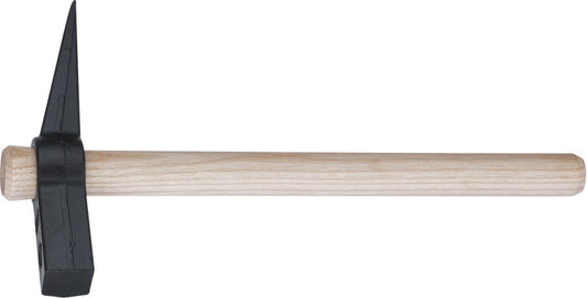 Mason's hammer, ash handle, straight surface, 600g, PICARD