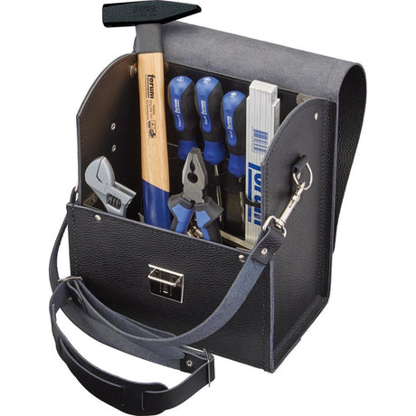 Geanta pentru scule, din piele, 8l, 210x140x280mm, FORUM - sefira.ro