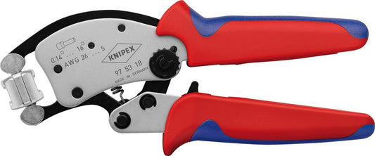 Crimping pliers Twistor16®, 0.14-16mm², 200mm, KNIPEX