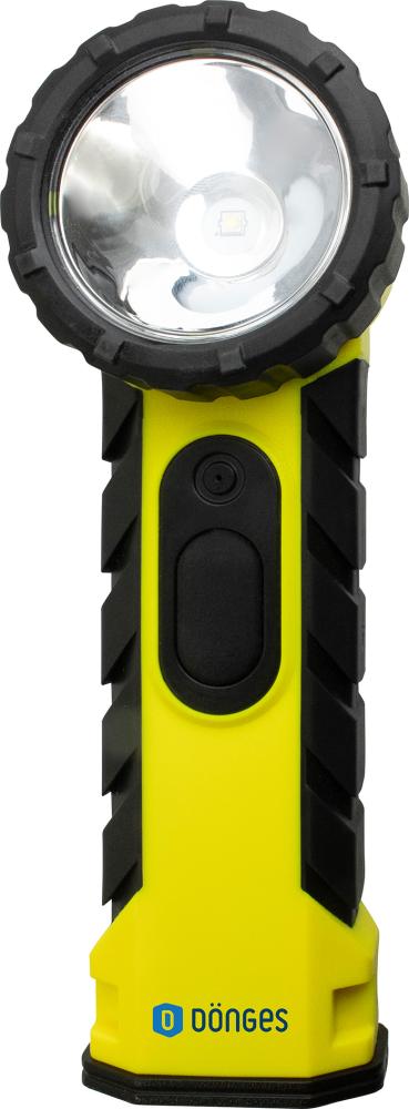 HL 4AA WK ATEX flashlight with angled head, 323Lm, operating time up to 13 hours, DONGES