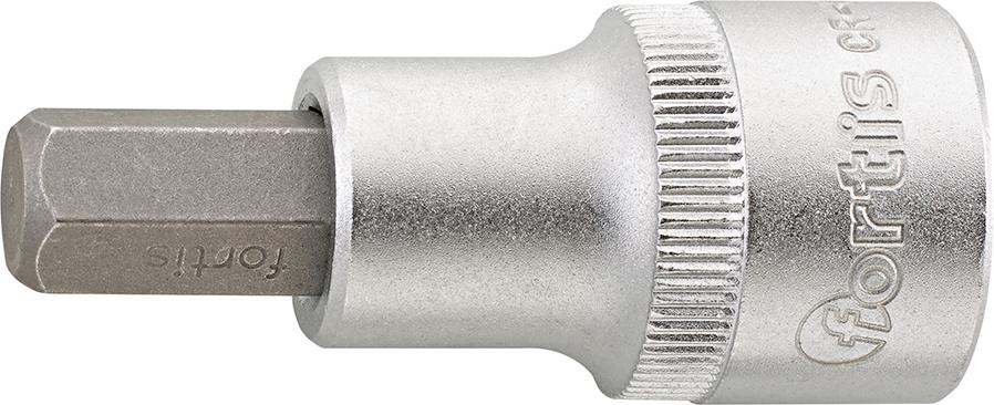 Socket wrench bit 1/2", for hexagon socket screws, 5x55mm, FORTIS