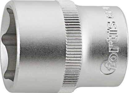 Socket wrench 1/2", 10mm, 6 edges, FORTIS