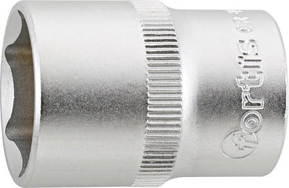 Socket wrench 1/2", 10mm, 6 edges, FORTIS