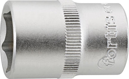 Socket wrench 1/2", 10mm, 6 edges, FORTIS