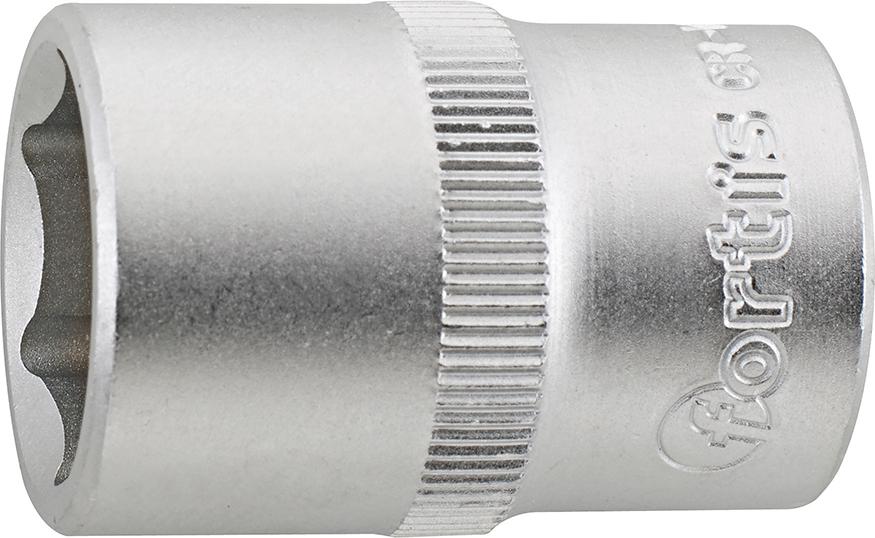 Socket wrench 1/2", 10mm, 6 edges, FORTIS