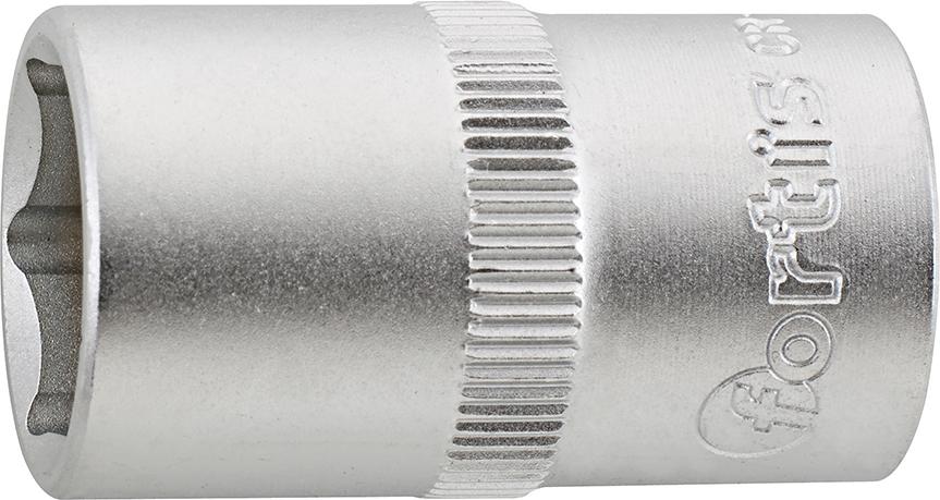 Socket wrench 1/2", 10mm, 6 edges, FORTIS