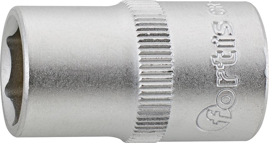 Socket wrench 1/2", 10mm, 6 edges, FORTIS