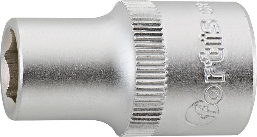 Socket wrench 1/2", 10mm, 6 edges, FORTIS