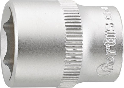 Socket wrench 3/8" 6mm, 6 edges, FORTIS