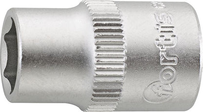 Socket wrench 3/8" 6mm, 6 edges, FORTIS