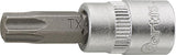 Cheie tubulara bit 1/4", pentru șuruburi TORX®, T 10x36mm, FORTIS - sefira.ro