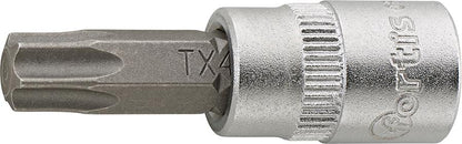 Cheie tubulara bit 1/4", pentru șuruburi TORX®,  T 10x36mm, FORTIS