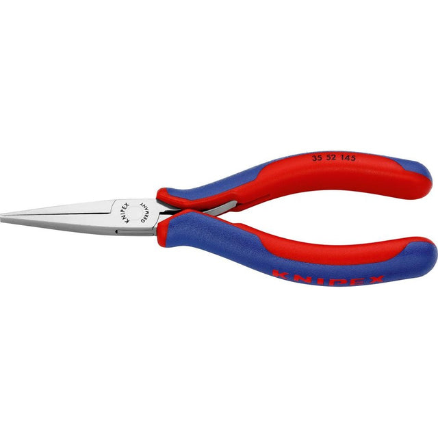Cleste de prindere pentru electronisti, 145mm, bacuri plate 40mm, netede, 35 52 145, KNIPEX - sefira.ro