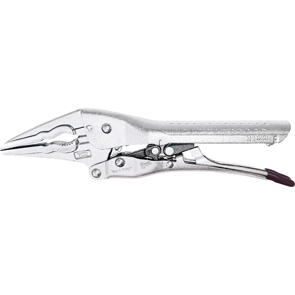 Cleste de prindere cu bacuri lungi, automat, 175mm, deschidere 55mm, FORUM - sefira.ro