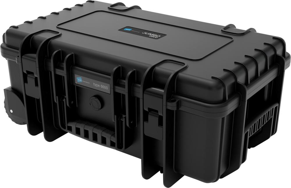 Geamantan pentru scule Jumbo 6600, tip troller, 500x185x285mm, 26.4L, B+W - sefira.ro