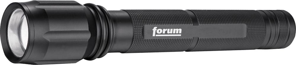 CREE LED flashlight, 580lm, distance 280m, duration 3 hours, aluminum housing, FORUM