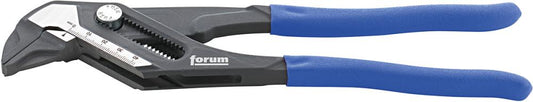 Adjustable plumber's pliers, 250mm, for 1.3/4 inch pipes, FORUM