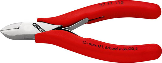 Side-cutting pliers for electronic installations, 115mm, KNIPEX