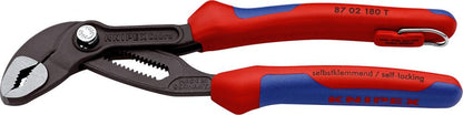 Cleste pentru instalatori Cobra®, cu inel de fixare, 180 mm, KNIPEX