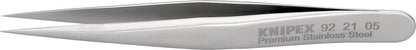 Stainless steel precision tweezers, 70mm, No. 92 21 05, KNIPEX