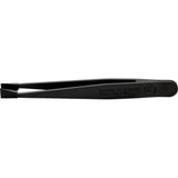 Pensetă ESD din plastic, neagră, 115mm, varfuri 7.7mm, 92 09 05, KNIPEX - sefira.ro