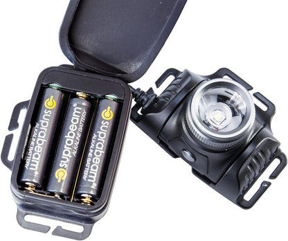 LED headlamp V3 air, 340lm, with AAA batteries, operating time up to 80 hours, SUPRABEAM