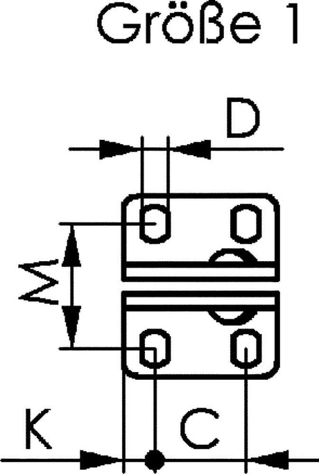Dispozitiv de fixare vertical, talpa orizontala, zincat, marime 0, AMF - sefira.ro