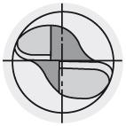 Freza cap sferic, lunga, HSS-Co8% 6.0mm, N, 2 taisuri, Forum