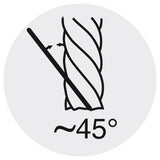 Alezor HSS-E conic de masina pentru gauri de stifturi, 2.0mm, DIN2179, FORUM - sefira.ro