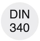 Burghiu lung HSS tratat cu abur, 1.0mm, DIN340N, FORUM - sefira.ro