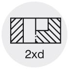 HSS-E thread forming tap, M3, pitch 0.50mm, TiN, DIN371C, FORUM