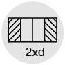 HSS-E machine tap for through hole, UNF NO.10, pitch 32, DIN371B, FORUM