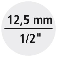 Cheie tubulara 1/2", dimensiune 8 mm, 6 canturi, FORUM