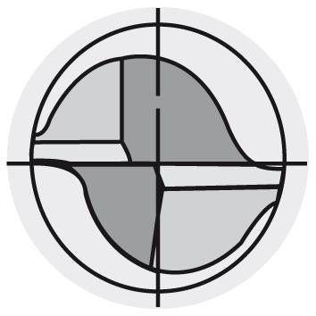 Freza cap sferic din carbura monobloc, 1.0mm, TiAlN, DIN6535 HA, FORUM - sefira.ro