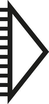 Pila ac de precizie CORRADI, tip bereta, Nr.109, 160/80x5.3x2.1mm, dantura elvetiana 0, fara maner, PFERD - sefira.ro