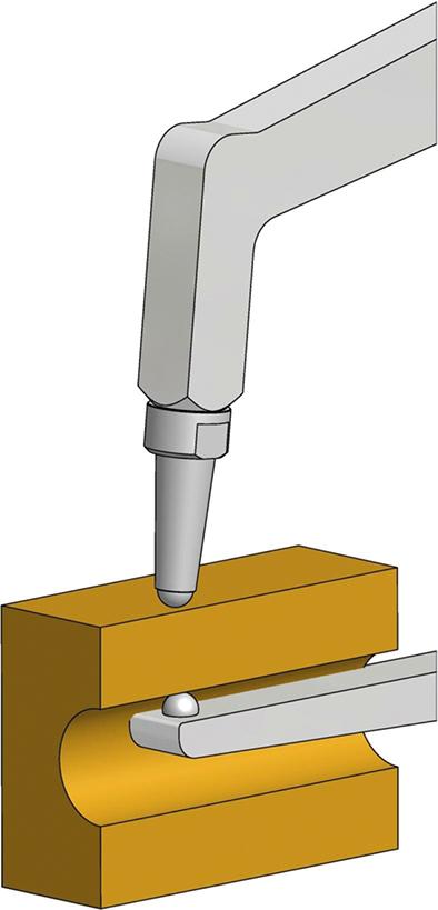 Palpator rapid de exterior 0-15mm, adancime 45mm, K Ø 1,5, KROEPLIN