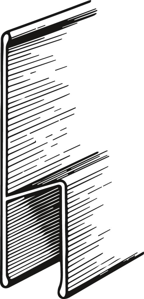 Alu HA - pusca 114 x 25 mm - 1 m calitate constructie FORTIS - sefira.ro