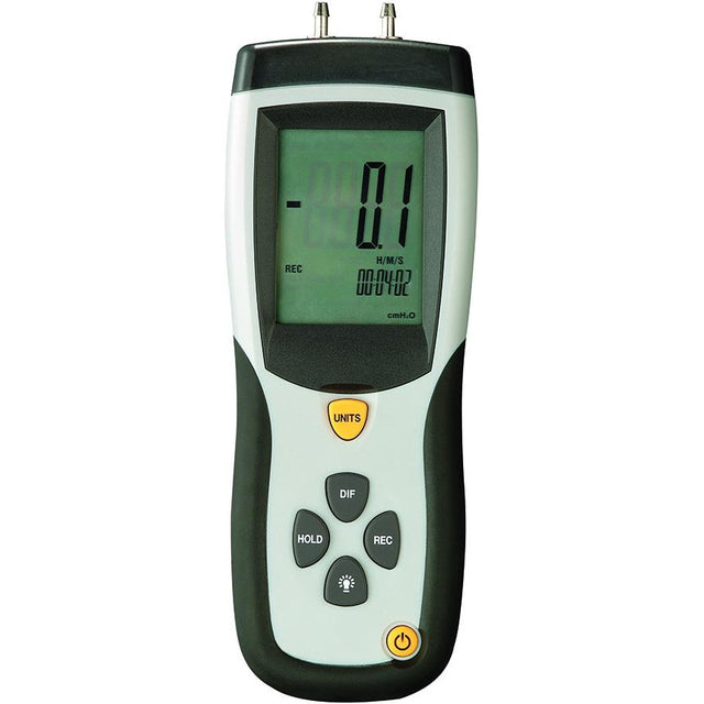 Manometru digital DM-100, de la -200 pana la +200mbar, JUMTEC - sefira.ro