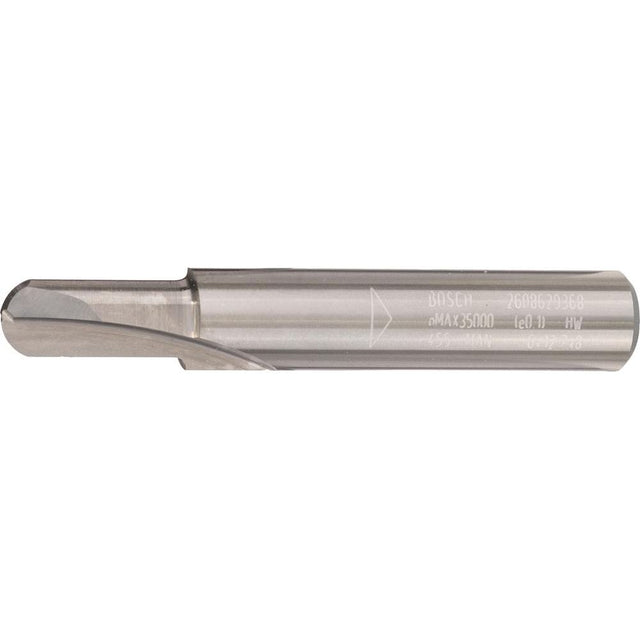 Freza de sanfrenare, carbura monobloc, 2 taisuri, Ø 6 mm, raza 3 mm, coada Ø 8 mm, 50.8 x 12.5 mm, BOSCH - sefira.ro