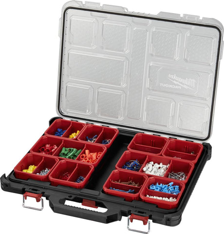 Set cutii de lucru PACKOUT Starter-Set 2, cu carucior, 3 buc, MILWAUKEE - sefira.ro