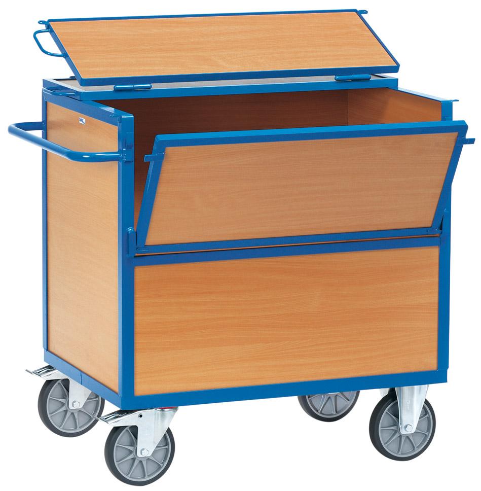 Wooden cabinet trolley without lid, 1000x700mm, FETRA