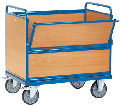 Wooden cabinet trolley without lid, 1000x700mm, FETRA