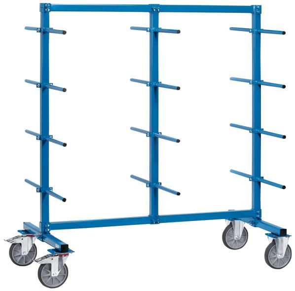 Carucior cu brate de sprijin, 1200x800mm, pe o perte, 1doua lanturi, FETRA - sefira.ro