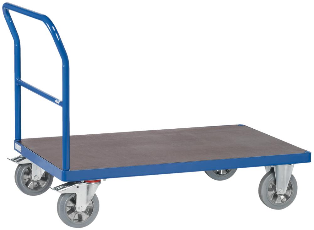 Heavy duty transport trolley with base, 1000x700mm, FETRA